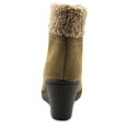 thumbnail image 2 of White Mountain Kipper Faux-Fur Booties Taupe Suede 6m, 2 of 5