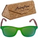thumbnail image 1 of Gafas PalmTree Polarizados QBX Series Green Polarizado+UV400 Policarbonato Madera de Cebra, 1 of 1