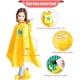 thumbnail image 5 of Poncho para niños Chubasquero con capucha Durable Impermeable Capa de lluvia portátil para niños Niñas Amarillo M BANYUO Hogar, 5 of 6