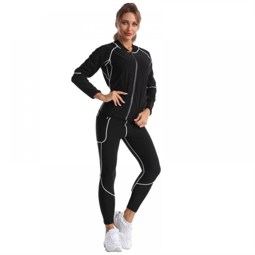 [Big Save!]Sauna Suit Women Fitness Gym Exercise Training Sweat Shirt