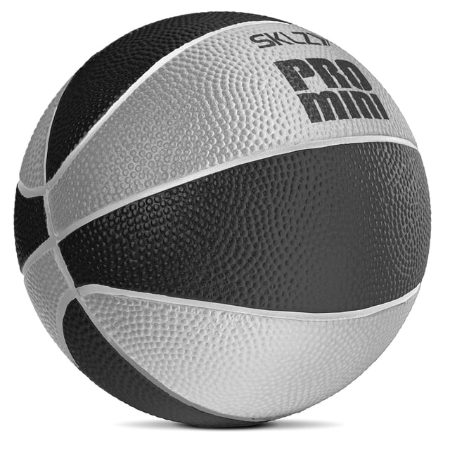 Baloncesto SKLZ Pro Mini Hoop de espuma de 5 pulgadas, negro y plateado