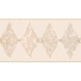 thumbnail image 5 of Dundee Deco's Peel and Stick Wallpaper Border - Geometric Pink Diamonds Wall Border Retro Design, 15 ft x 7 in, Self Adhesive, 5 of 6