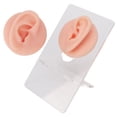thumbnail image 4 of High Simulation Silicone Ear Model for Piercing Practice, Earring Display Props, Reusable, 4 of 7