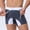 Gray, variant on WIZUTIZ Mens Low Wasit Swim Trunks Training Racing Swim Jammers Square Leg Quick Dry Swimsuit Boxer Surfing Bathing Suit