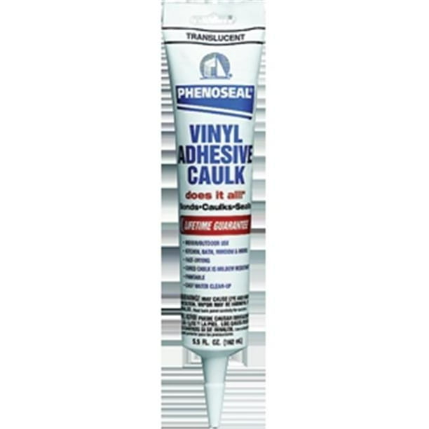 Dap 1101 5.5 oz. Translucent Phenoseal Does It All Vinyl Adhesive Caulk