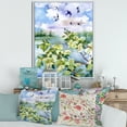 thumbnail image 2 of Designart 'Flowers of The Cherry Blossoms On A Spring Day Landscape' Traditional Framed Canvas Wall Art Print, 2 of 5