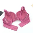 thumbnail image 6 of GUACER Womens Underwire Lace Support Bra Full Coverage Scalloped Floral Bra, Lift & Smoothing Padded Everyday Bra for Full Figure, 6 of 9