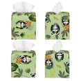 thumbnail image 2 of Yiaed Cute Panda Bear In Greenery Forest Print Tissue Box Cover, PU Leather Decorative Organizer for Tabletop, Bathroom, Car, Office Creative Decorative, 2 of 7