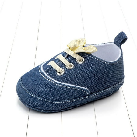 

Toyella Baby s Soft Soled Antiskid Walking Shoes Blue 12cm