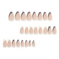 thumbnail image 5 of DIY Detachable French White Edge Bow Nail Tips Fake Nials Press on Nails False Nails JP2851, 5 of 8