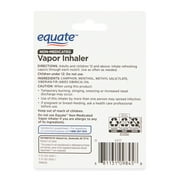 Equate Non-Medicated Vapor Inhaler Stick, Menthol Scent, 3 Count, Compare to Vicks® VapoInhaler™