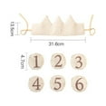 thumbnail image 5 of Warkul Baby Birthday Hat, with 1-6 Numbers, Crown Birthday Boys Girls, Children's Party Hats Photo Props, 5 of 5