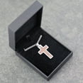 thumbnail image 4 of MJ Metals Jewelry Tungsten Carbide Cross Multiple Inlay Styles and Chain Lengths For Adults and Teens, 4 of 4