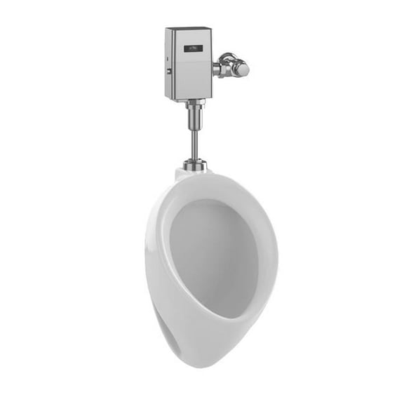 UT104E-01 Porcelain 0.5 GPF Urinal, Cotton White