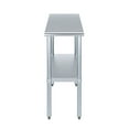 thumbnail image 2 of AmGood 30 in. x 15 in. Stainless Steel Table | Metal Utility Kitchen Prep Work Table | NSF, 2 of 13
