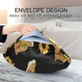 thumbnail image 5 of Bear and Sunflower Satin Pillowcase for Hair and Skin Silk Pillowcase, Standard Size(20x26 inches) - Slip Cooling Satin Pillow Covers with Envelope Closure（230） Home Decor Gifts, 5 of 7