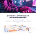 thumbnail image 4 of Keyboard Mouse Set, Mechanical Feeling ABS Lake Blue Gaming Keyboard and Mouse Set  for Gamer for Laptop, 4 of 7