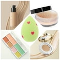 thumbnail image 3 of Unique Bargains 1 Pc Heart Face Makeup Sponge for Bedrooms Green Hydrophilic Polyurethane, 3 of 5