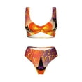 thumbnail image 4 of Daiia Halloween Women's Bikini Set Two Piece Swimsuit High Waisted Bikini Adjustable Straps Bikini Perfect for Beach, Pool, and Summer Vacation-Large, 4 of 9