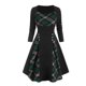 thumbnail image 1 of Falda de mujer de nuevo diseño, vestido de cintura de fiesta para niñas con estampado a cuadros a la moda con diseño de botones, vestido de falda larga, 1 of 1