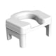 thumbnail image 3 of Taburete de inodoro antideslizante compacto para baño, silla de inodoro en cuclillas, asiento de inodoro elevado 185 cm blanco, 3 of 9