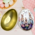 thumbnail image 4 of IGEED Easter Egg Tin Box,Metallic Easter Candy Packaging Box,Vintage Easter Tin Metal Easter Eggs Container,Holiday Cookie Jars Treat Cookie Containers for Basket Stuffers Party Favors, 4 of 6