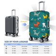 thumbnail image 2 of Luggage Cover Anti Scratch, Cute Dog Green Elastic Suitcase Protector Fits 18-32 Inch Luggage, 2 of 2