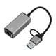 thumbnail image 5 of TUPO C Para Adaptador Ethernet, Adaptador de Red de CompuTadoras USB Portátil 100Mbps para Teléfonos Inteligentes Portátiles, 5 of 7