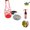A, variant on Silicone Wine Bottle Carrier 4 Pack, Stretchable Mesh Tote & Trivet Mat Converts into a Heat Resistant Trivet for Bottles and Cookware