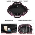 thumbnail image 3 of Pink Breast Cancer Travel Tote Bags for Women Carry On,Large Weekender Bags for Women Travel,Multi Functional Duffle Bag for Work,Shopping,Sports, 3 of 5