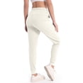 thumbnail image 6 of Women's High-Waisted Drawstring Pocket Pants Solid Color for Summer Fall Comfort​​, 6 of 7