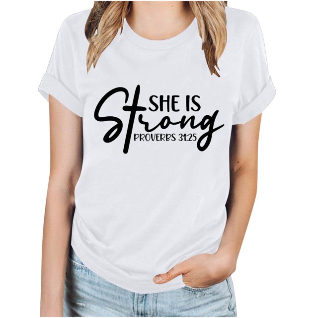 Blouses for Women Womens Print Tops Short Sleeve Out Blouse Round Neck T-Shirt Tops