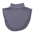 thumbnail image 2 of Camisa de Imitación Extraíble para Mujer Cuello Alto Muselina Hiyab Gris Colcomx, 2 of 8