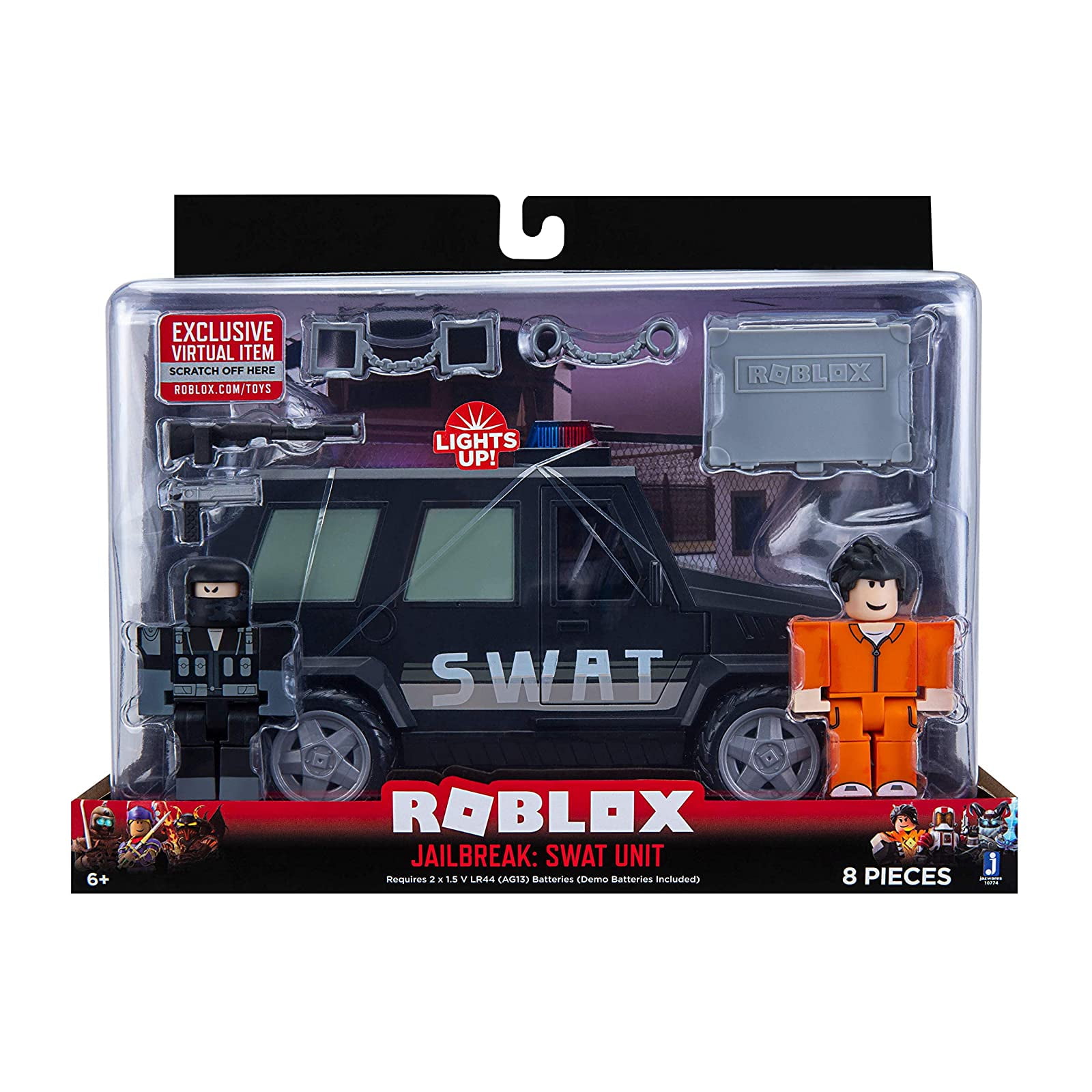 Roblox Action Collection Jailbreak Swat Unit Vehicle Includes Exclusive Virtual Item Original Version 10774 Walmart Com Walmart Com - roblox auto club sport