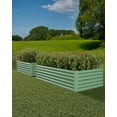 thumbnail image 2 of EuKer 2Pack Raised Planter Boxes Outdoor, 6x3x2ft Raised Flower Beds with 269 Gallon Capacity, Green, 2 of 8