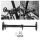 thumbnail image 4 of Portaequipajes trasero con varilla de extensión para ruedas de bicicleta plegable para transportar y caminar Negro Negro, 4 of 9