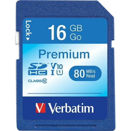 Image of 16gb Premium Sdhc Memory Card Uhs-I V10 U1 Class 10 Up To 80mb/s Read Speed | Bundle of 5 Each