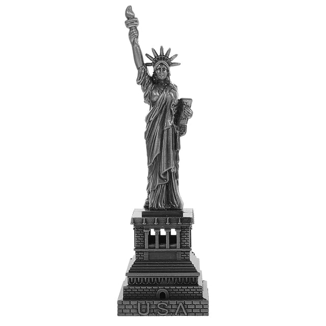 Statue of Liberty Statue Desktop Model Statue Metallic Statue Liberty Figurine Souvenir