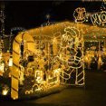 thumbnail image 4 of Cadena de luces con pilas, paquete de 2, 16,4', 50 LED, 8 modos con control remoto para dormitorio y jardín, 4 of 5