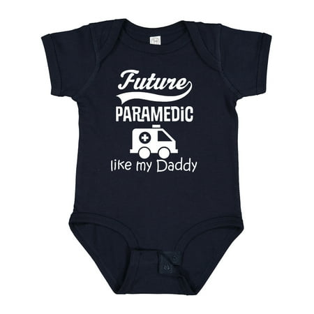 

Inktastic Future Paramedic Like My Daddy Gift Baby Boy or Baby Girl Bodysuit
