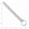 thumbnail image 3 of Sterling Silver 7.75Inch Polished Fancy Link Toggle Bracelet Made In India qh157-7.75, 3 of 5