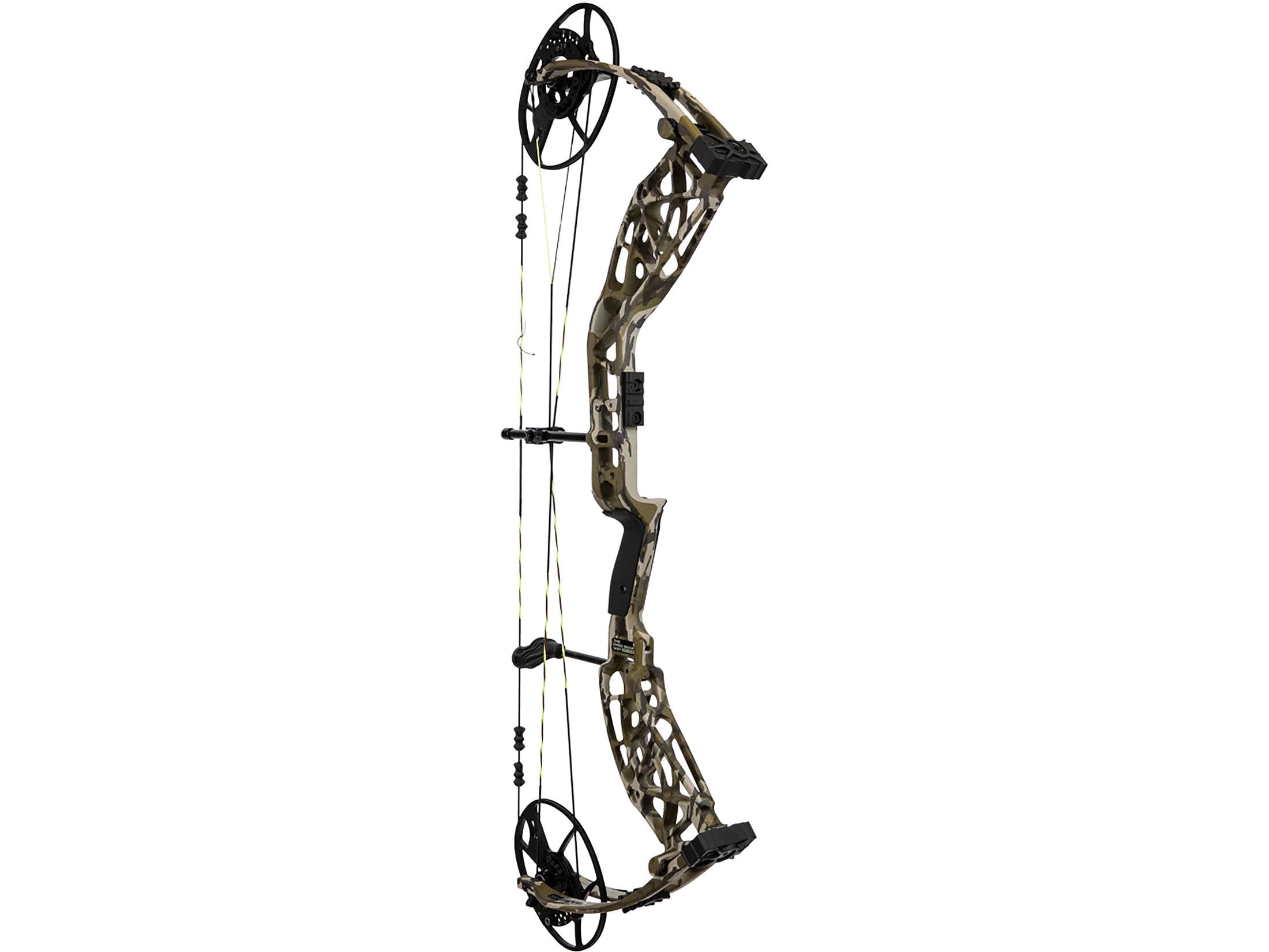 Bear THP Adapt 2 Compound Bow, 60 lb Draw, Mossy Oak Bottomland, 320 FPS, Adjustable 24-31" Draw Length, 80% Let-Off, KillerWave Dampeners, Bear Paw Grip (AV54A100B6R)