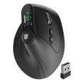 thumbnail image 1 of Mouse vertical ergonómico inalámbrico Transformers con pantalla LED, 1 of 9