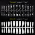 thumbnail image 2 of TAILTOSS Natural Look Removable Fake Nails 18x5in Transparent Plastic Nail Plate for Wedding Prom, 2 of 8