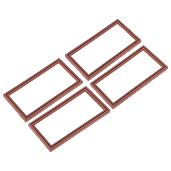 Homoyoyo Mini Picture Frame Rectangular Alloy 4Pcs