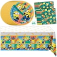 thumbnail image 1 of Platos y servilletas únicos para decoración de fiesta, diseño de minions, 1 of 6