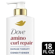 Dove Conditioner for Curly, Coily Hair Amino Curl with Bio-Protein Care Technology + Amino & Jojoba Oil, 18 Fl Oz