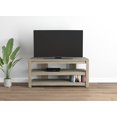thumbnail image 3 of Safdie & Co. Meuble Tv Taupe Foncé 2 Étagères Ouvertes, 3 of 4