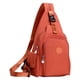 thumbnail image 5 of Bolsa de pecho casual multifuncional grande, de tela Oxford, naranja, 5 of 6