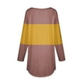 thumbnail image 5 of kytmyeq Women's Loose Round Neck Print Long Sleeve T-Shirt Top Pullover, 5 of 5